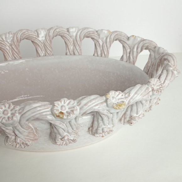 Fratelli Fanciullacci Italian Pottery Bread Bowl - Picture 5 of 8